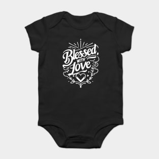 Blessed with Love Baby Bodysuit